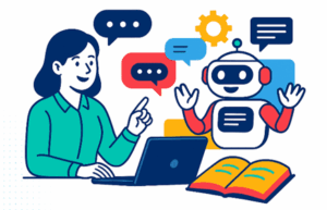 AI ยังช่วยในงานบริการลูกค้า ทำให้การตอบคำถามและการให้ข้อมูลเป็นไปอย่างรวดเร็วและแม่นยำ โดยใช้ Chatbot ตอบคำถามพื้นฐานเกี่ยวกับสถานะการชำระเงินหรือข้อมูลบัญชี เช่น การใช้ Zoho Books สามารถตอบคำถามลูกค้าเกี่ยวกับใบแจ้งหนี้หรือสถานะการชำระเงินได้ทันที โดยไม่ต้องรอเจ้าหน้าที่ตอบ ธุรกิจ SMEs ที่ใช้ระบบบัญชีออนไลน์มีการใช้ Chatbot เพื่อลดภาระงานของฝ่ายบัญชีและเพิ่มความพึงพอใจของลูกค้า